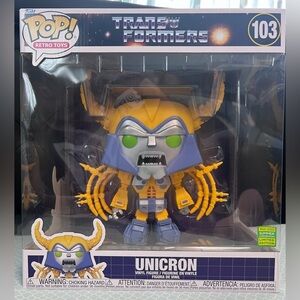 Funko Pop! Jumbo Transformers UNICRON Vinyl Figure #103 SDCC convention 2022 New